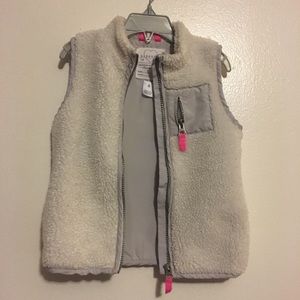 Carter’s White Fleece Vest